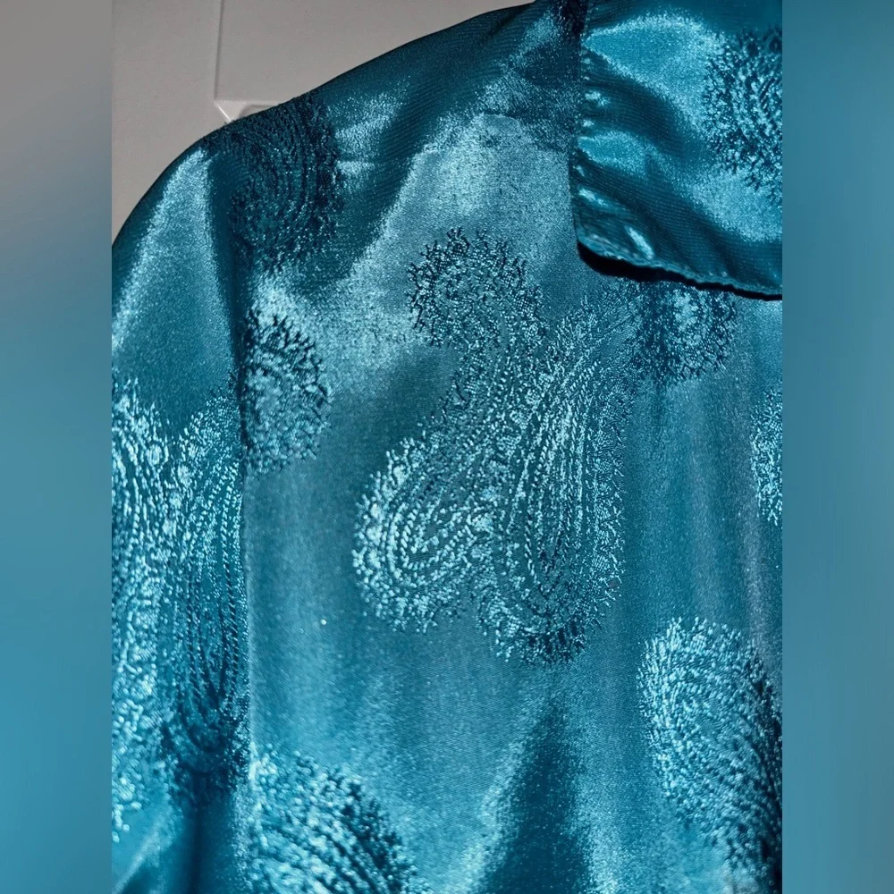Vintage E.J.C Intimate Satin Sleep Shirt Nightgown‎ Women One Size Rest Lounge
